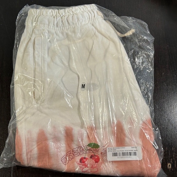 Boys Lie Cherry Pie Tie Dye/Dip Dye Terry Boyfriend Shorts Size M - Picture 10 of 10